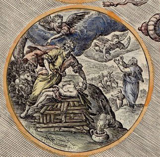 Ortelius, sacrifice of Isaac